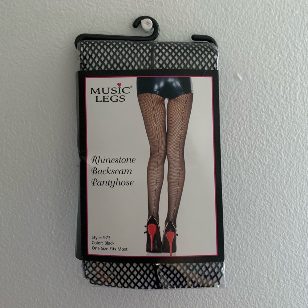 Rhinestone Fishnet Leggings *NEW